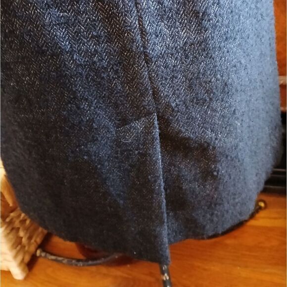 Ann Taylor Classic Wool Woven Textured Herringbone In Relief Dress - Size 0 - Picture 6 of 9